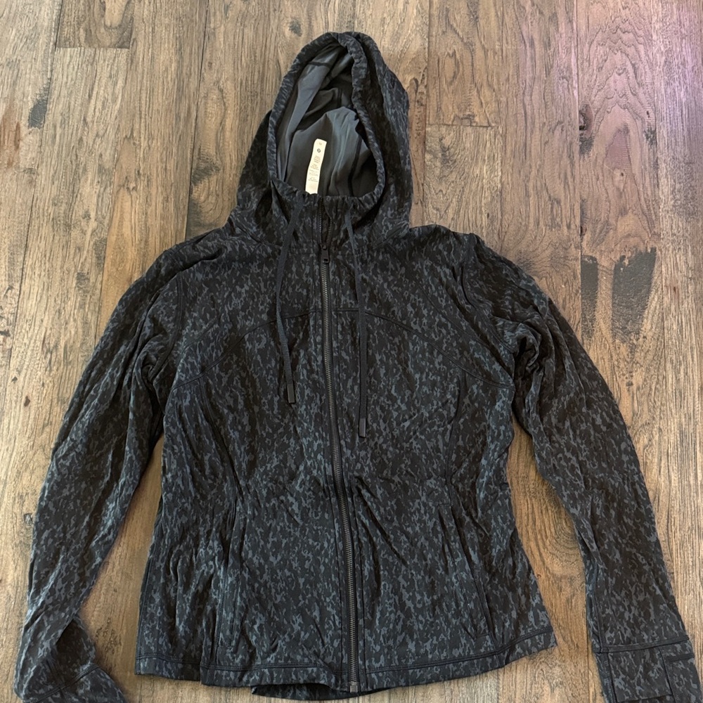 Women's lululemon define Black Hooded Jacket size 14